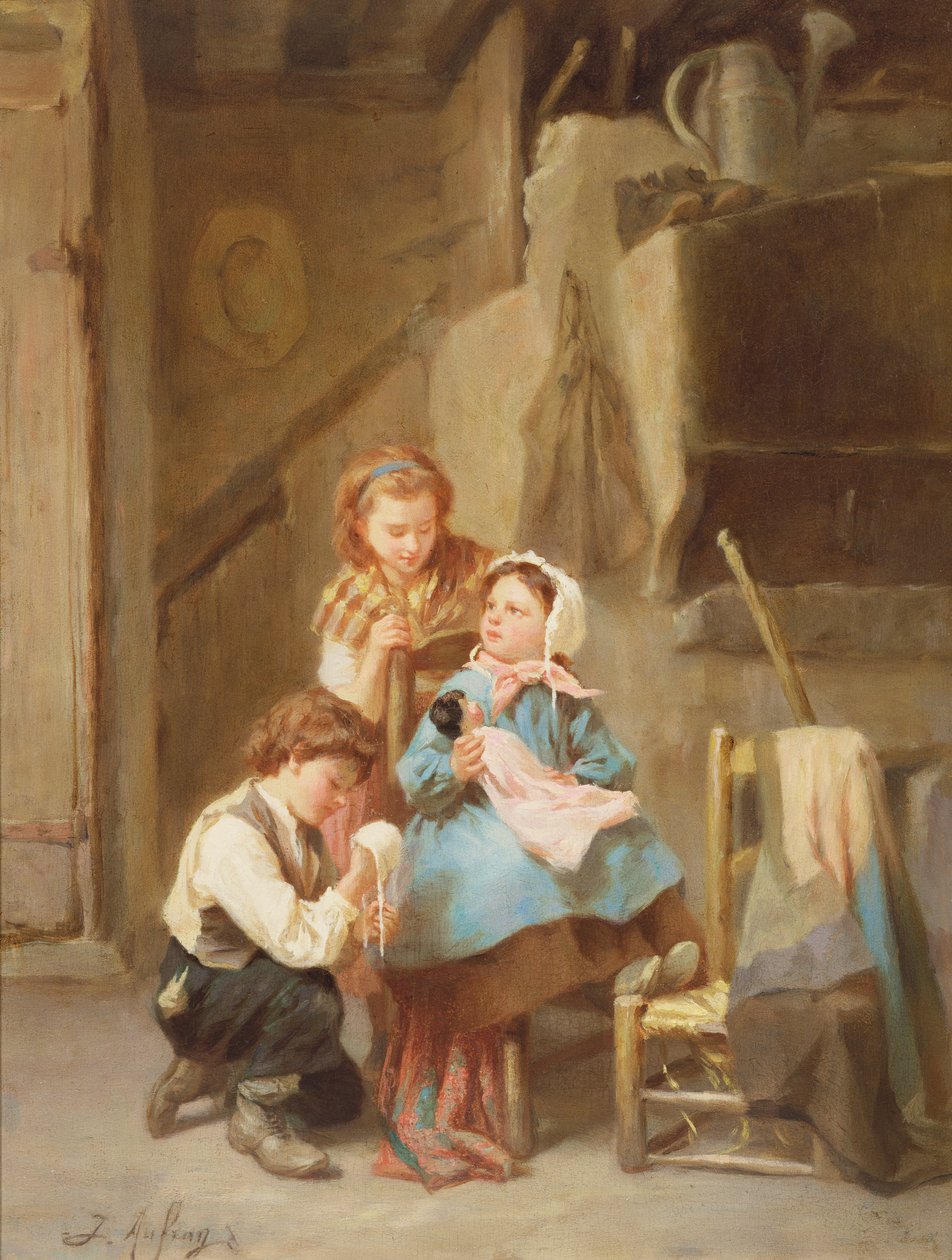 Oblékání Dolly od Joseph Athanase Aufray