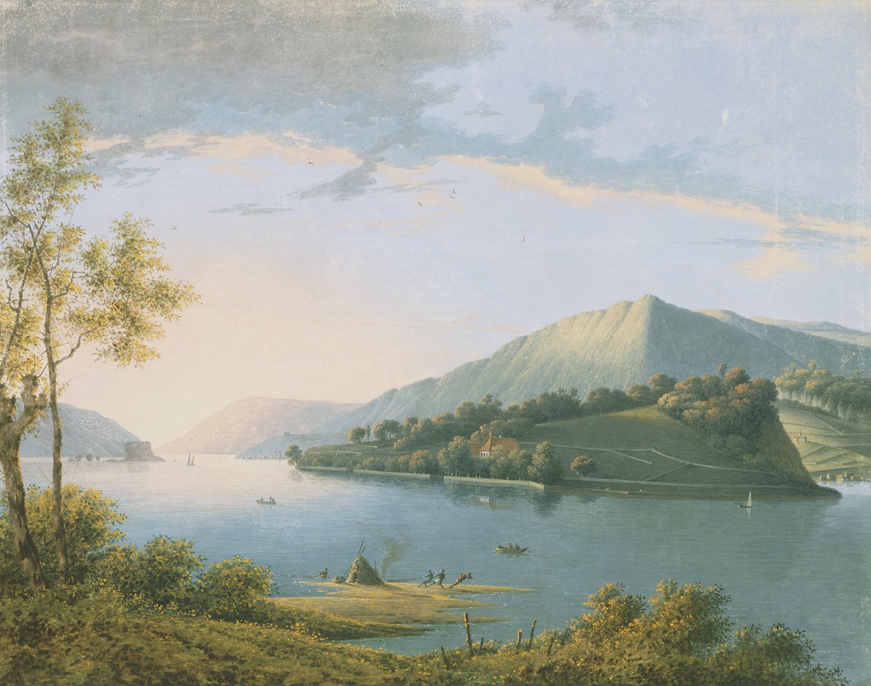 Krajina podél Rýna od Joseph August Knip