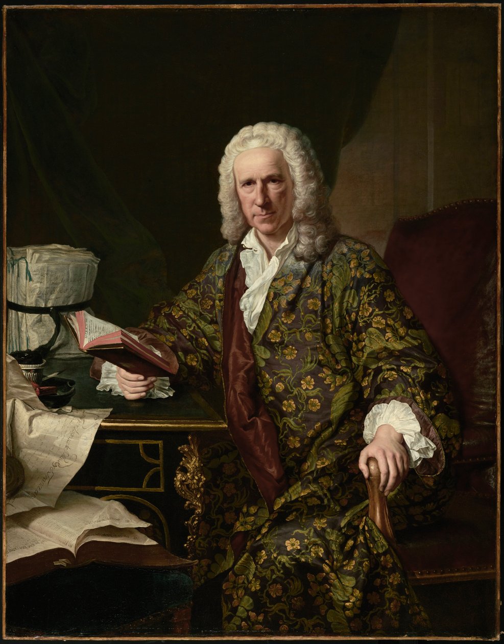 Portrét Marca de Villierse od Joseph Aved