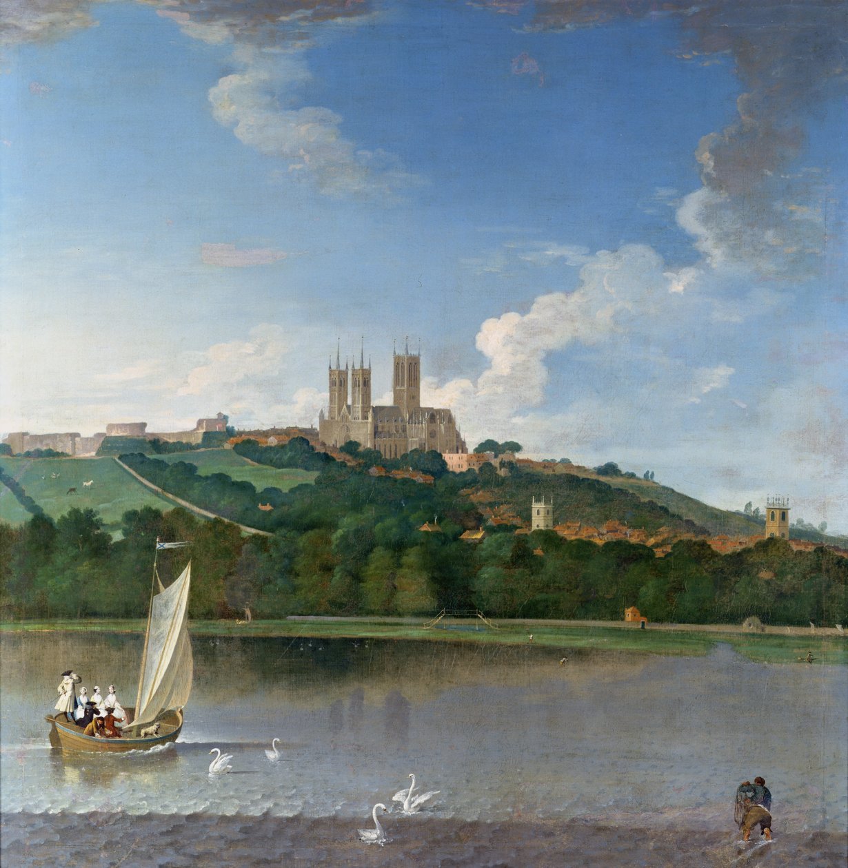 Lincoln z Brayford Pool od Joseph Baker