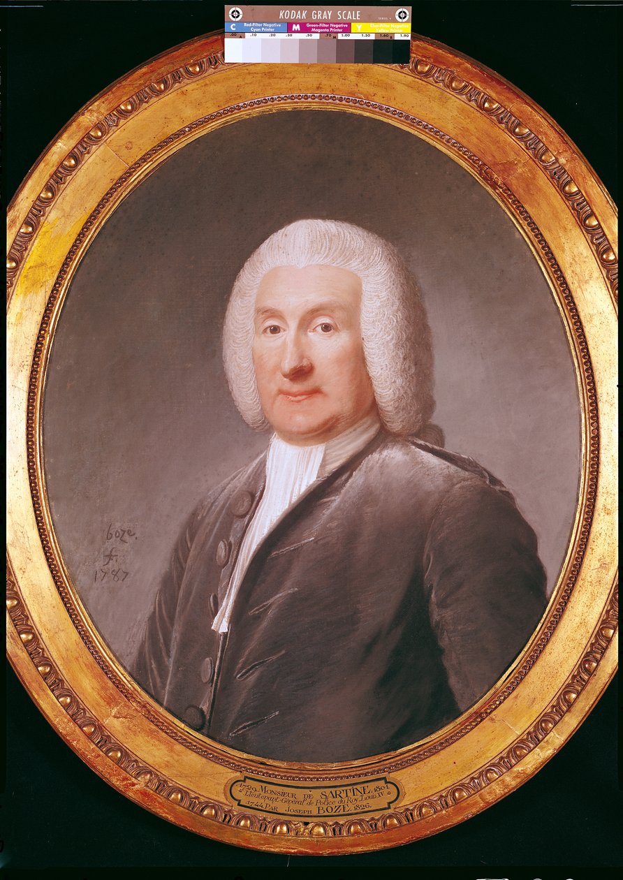 Antoine de Sartine (1729-1801) hrabě z Alby, 1787 od Joseph Boze