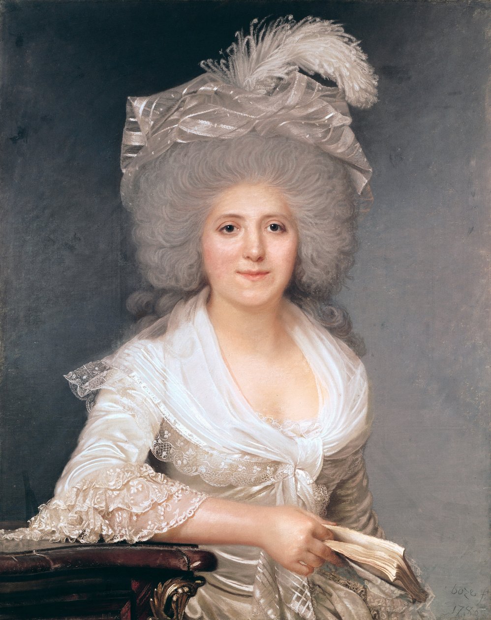 Portrét Madame Jeanne-Louise-Henriette Campan (1752-1822) 1786 od Joseph Boze