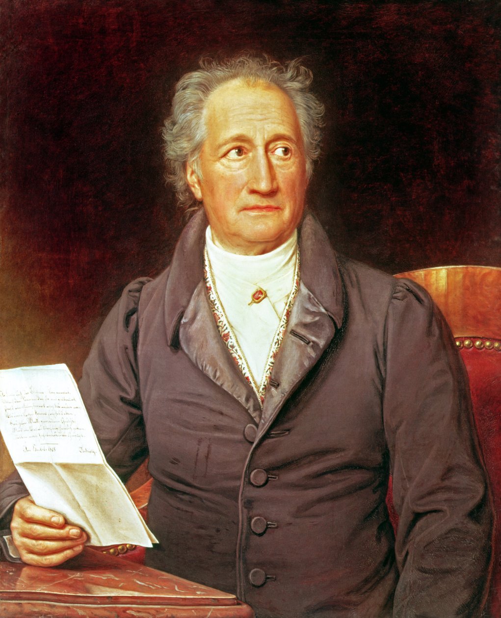 Johann Wolfgang von Goethe (1749-1832) 1828 od Joseph Carl Stieler