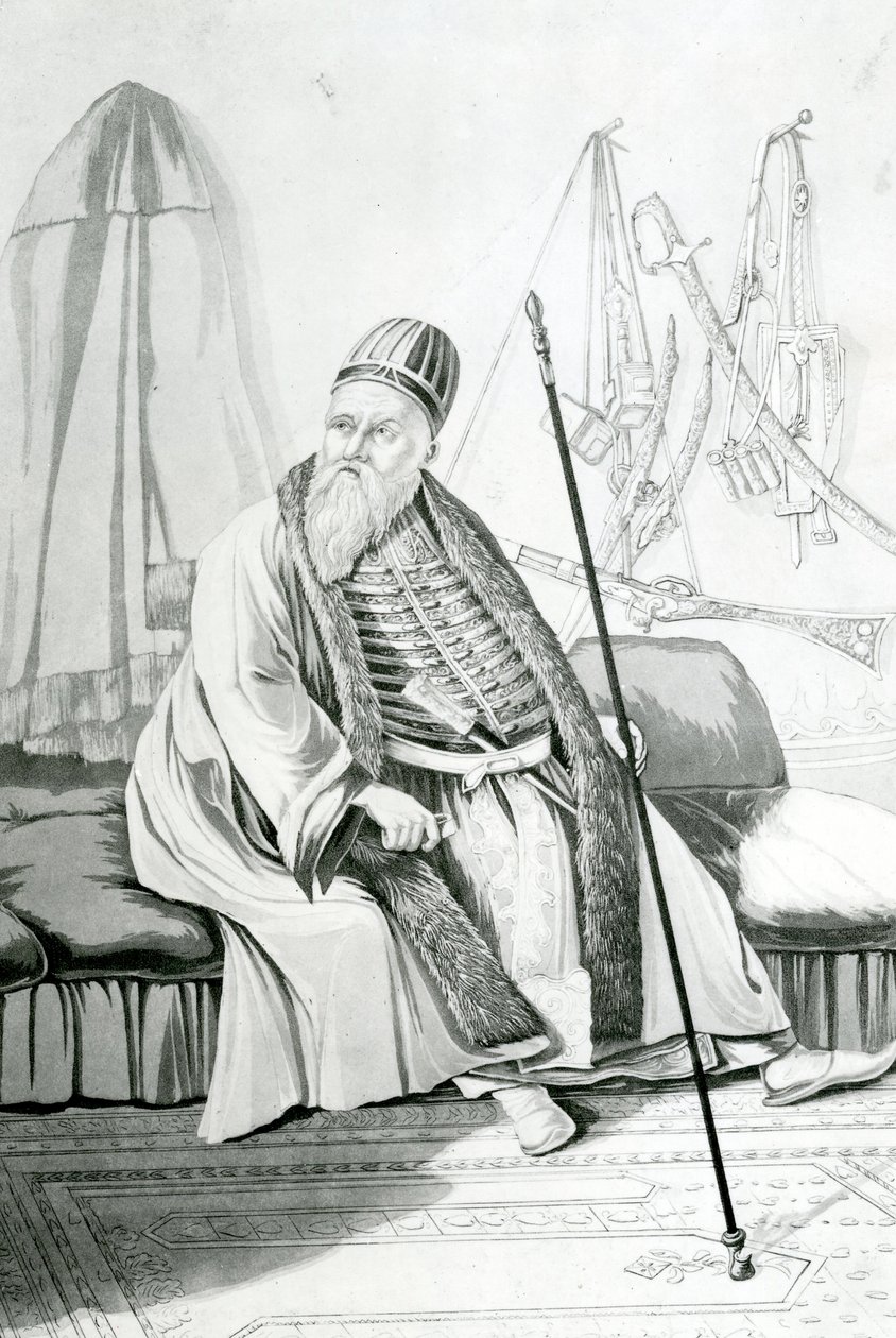 Ali Pasha z Tepelena nebo Jannina (1740-1822) od Joseph Cartwright