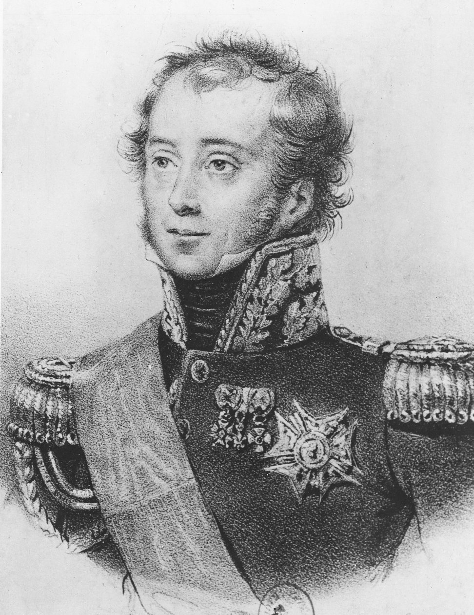 Louis-Auguste-Victor, hrabě de Ghaisnes de Bourmont od Joseph Chabord