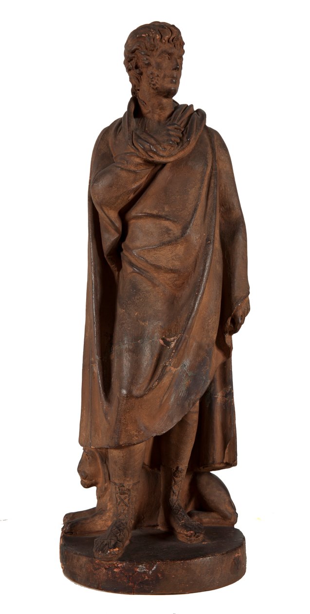 Autoportrét, pro výzdobu jeho hrobky na hřbitově v Loyasse, Lyon, kolem roku 1810 (terakota) od Joseph Chinard