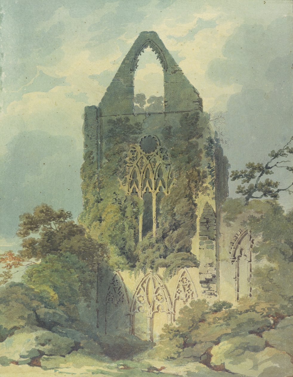 Tinternské opatství od Joseph Clarendon Smith