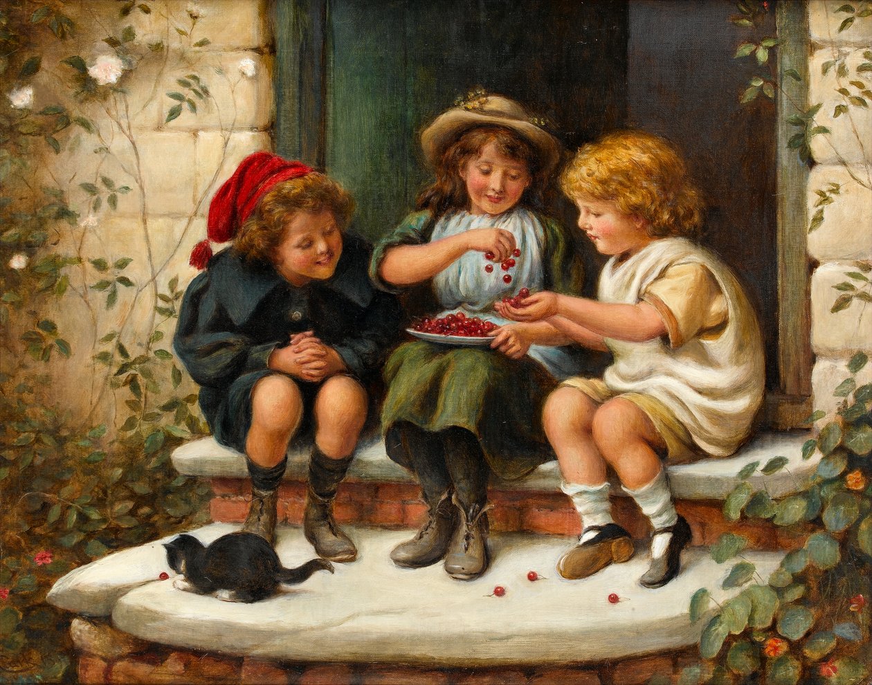 Sdílení třešní, 1897 od Joseph Clark