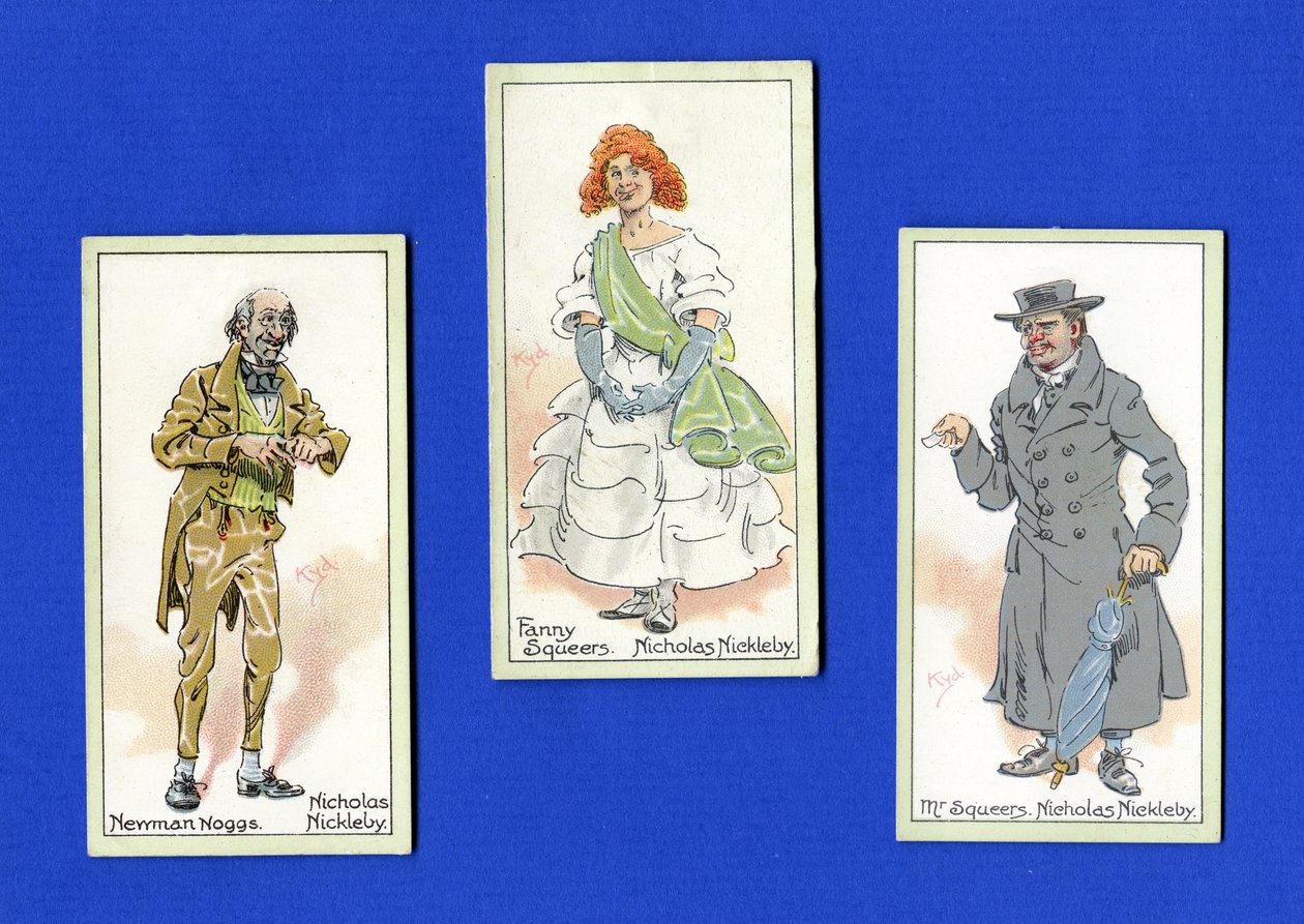 Postavy z románu Nicholas Nickleby od Charlese Dickense, 1923 od Joseph Clayton Clarke