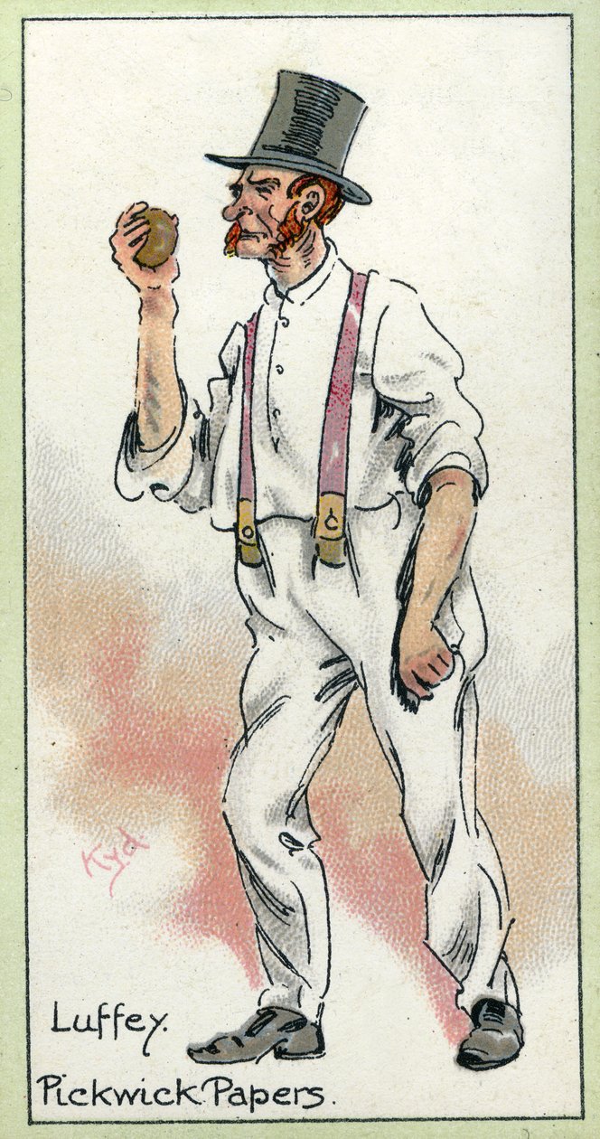 Luffey, z knihy "The Pickwick Papers" od Charlese Dickense, 1923 od Joseph Clayton Clarke