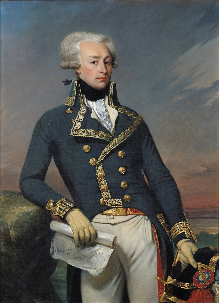 Portrét Gilberta Motiera (1757-1834) markýze de La Fayette jako generálporučík, 1791 od Joseph Desire Court