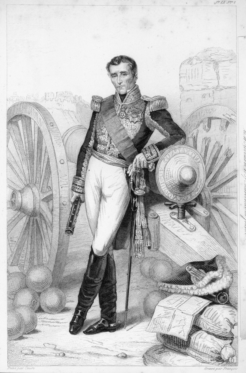 Sylvain Charles Valee (1773-1846), hrabě a maršál od Joseph Desire Court