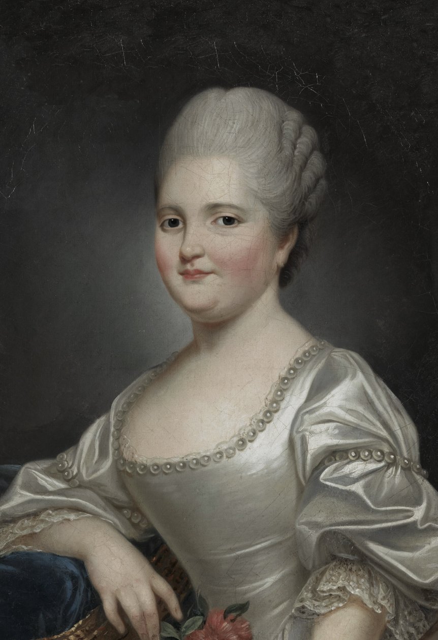 Portrét Marie Clotilde Francie (1759-1802), známé jako Madame Clotilde, budoucí královna Sardinie od Joseph Ducreux