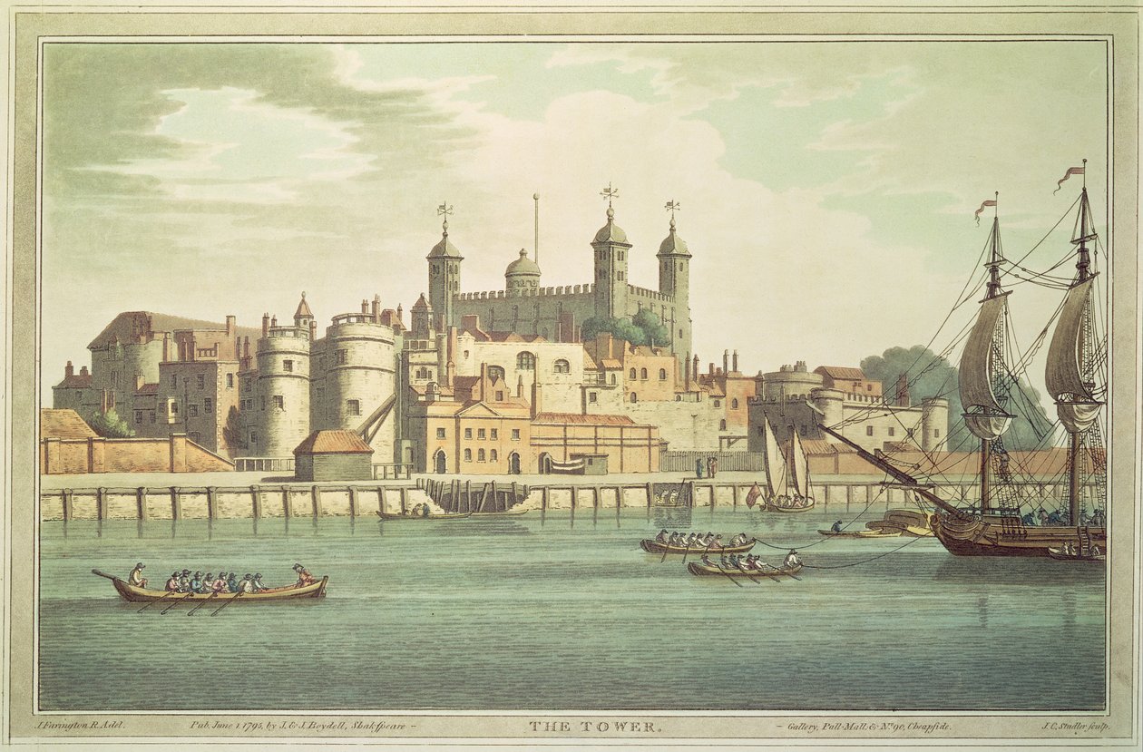 Tower of London, 1795 od Joseph Farington