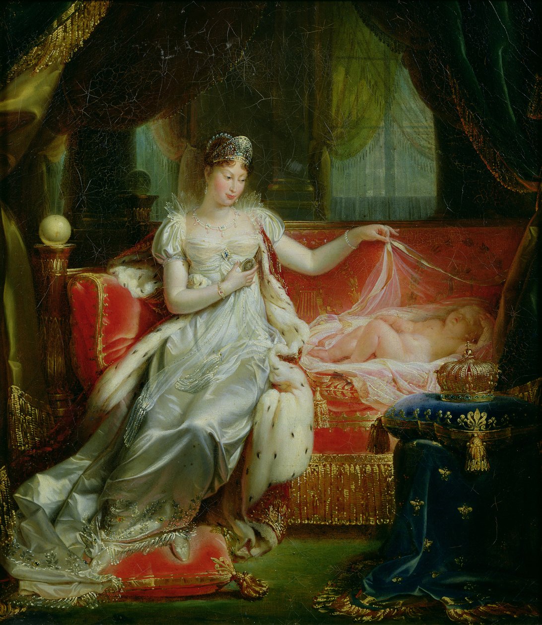 Císařovna Marie-Louise (1791-1847) a římský král, 1812 od Joseph Franque