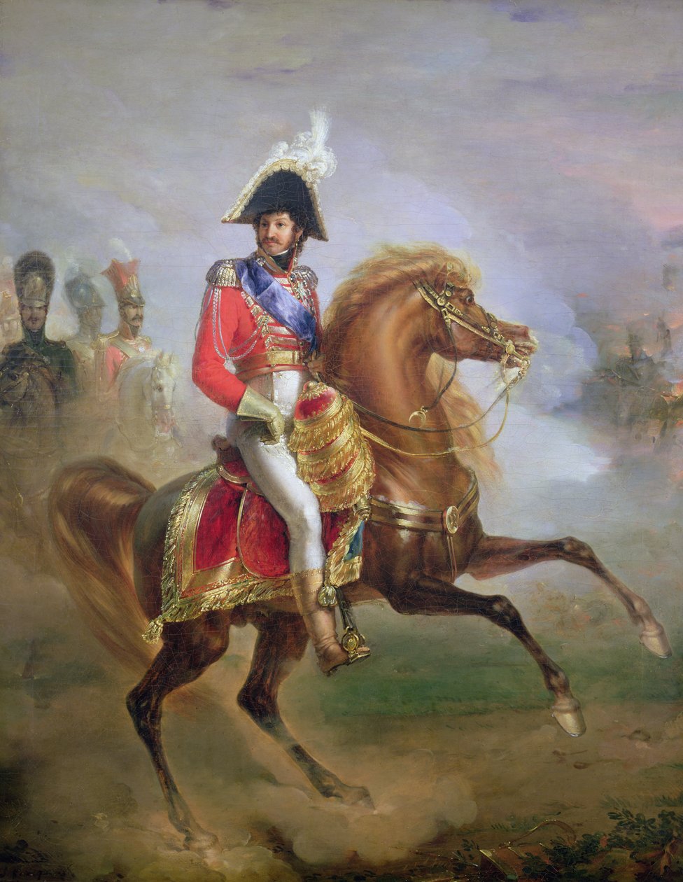 Joachim Murat (1767-1815) na koni, 1814-15 od Joseph Franque