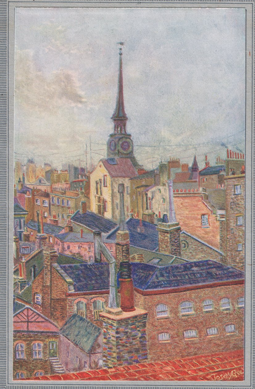 Z mého okna, z knihy Spojenci v umění vydané kolem roku 1925 od Joseph Gee