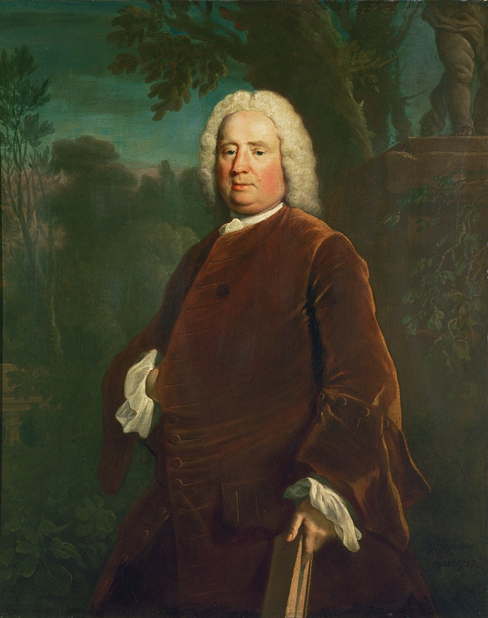 Samuel Richardson, 1747 od Joseph Highmore
