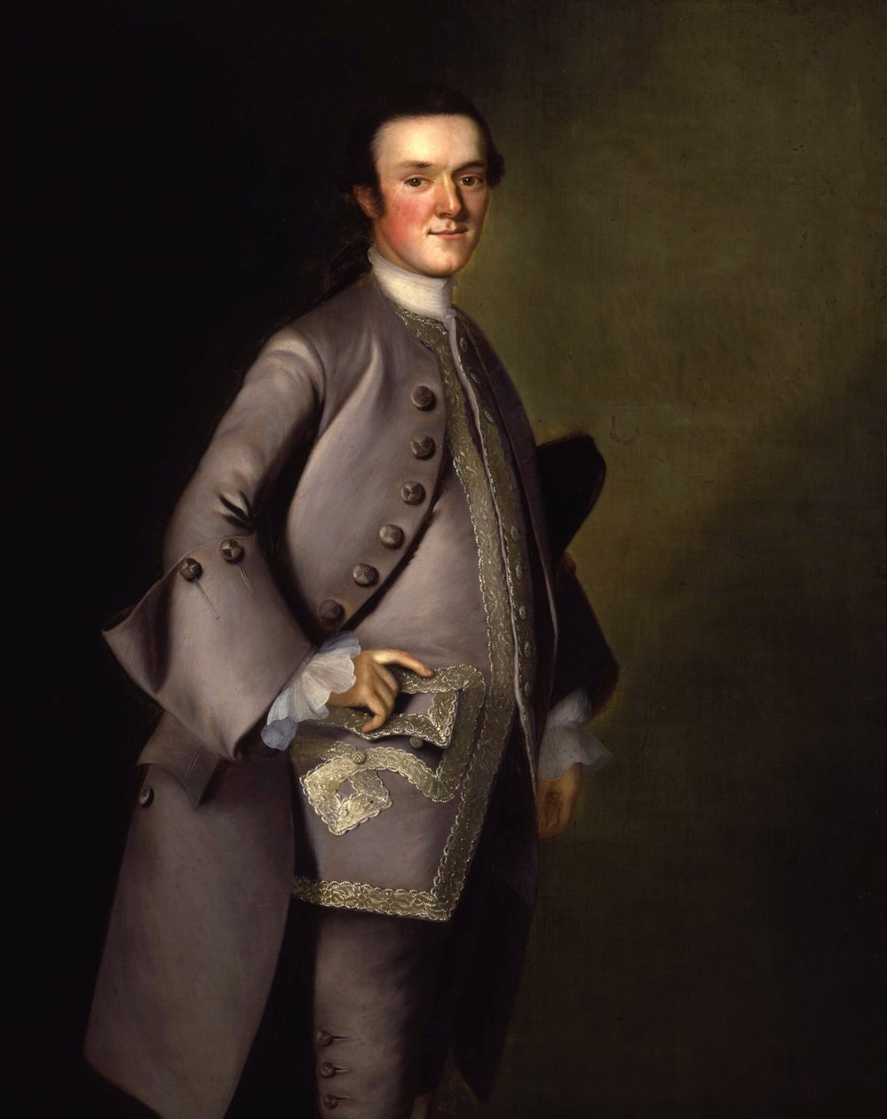 Portrét Thomase Wentwortha, 1761 od Joseph Jonathan Blackburn
