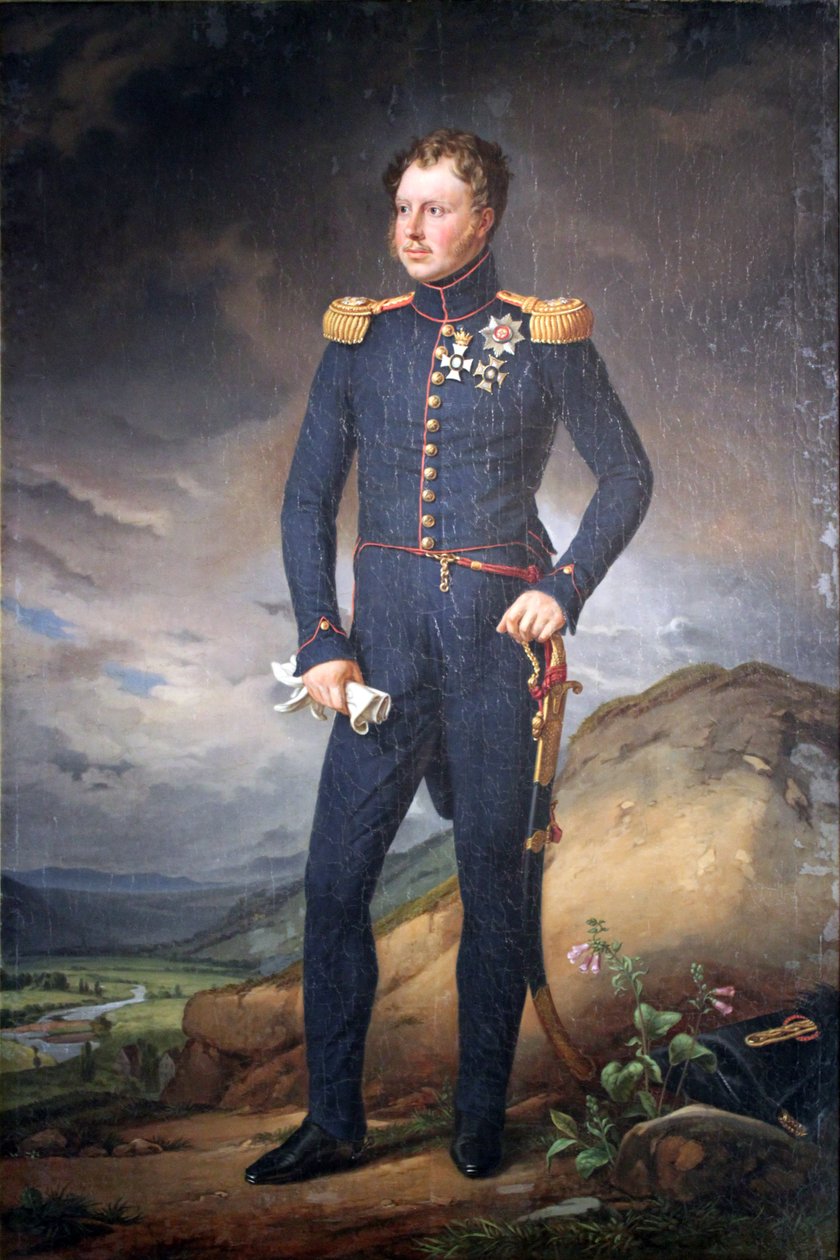 Vilém I. jako vítězný generál od Joseph Carl Stieler