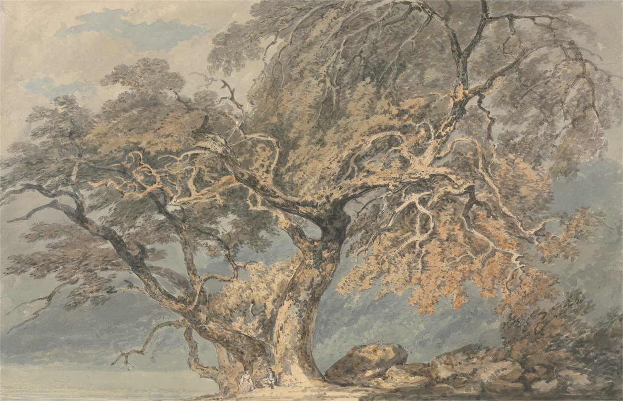 Velký strom od Joseph Mallord William Turner