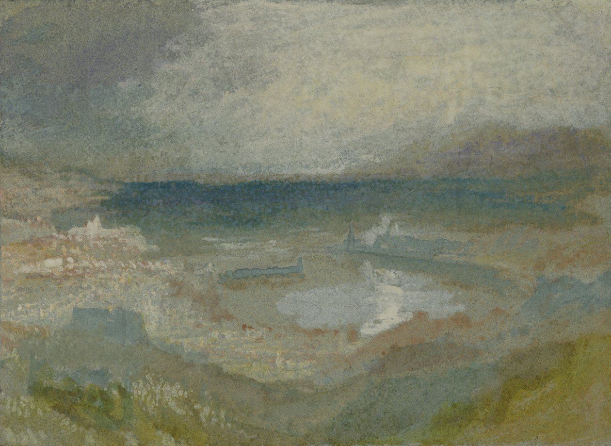 Bouře nad Janovem od Joseph Mallord William Turner