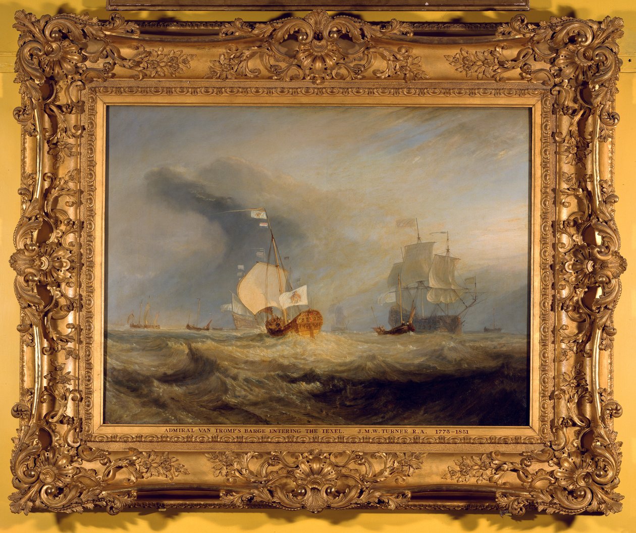 Člun admirála Van Trompa u vchodu do Texelu, 1645, 1831 od Joseph Mallord William Turner