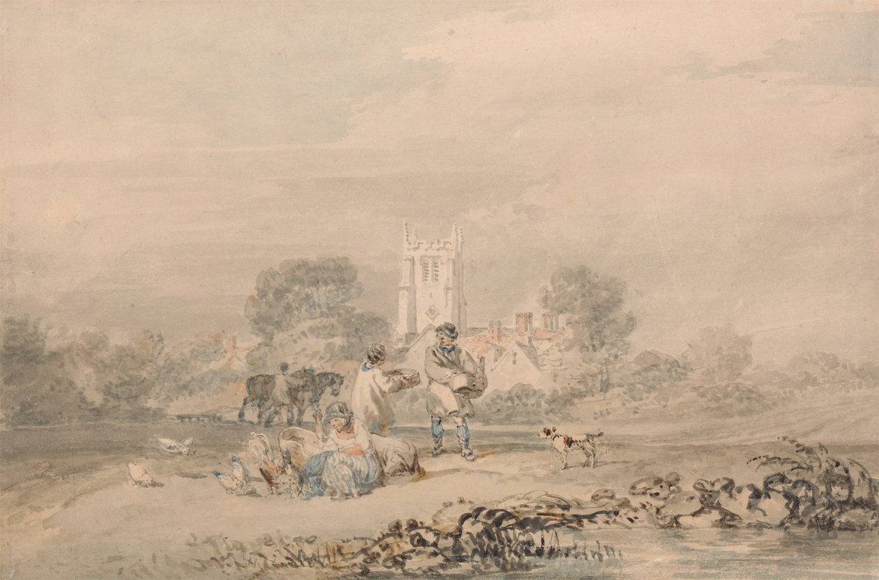 Podzimní setí obilí od Joseph Mallord William Turner