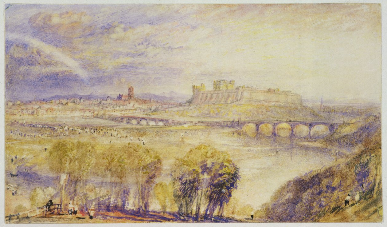 Carlisle, cca 1832 (wc na tkaném papíře) od Joseph Mallord William Turner