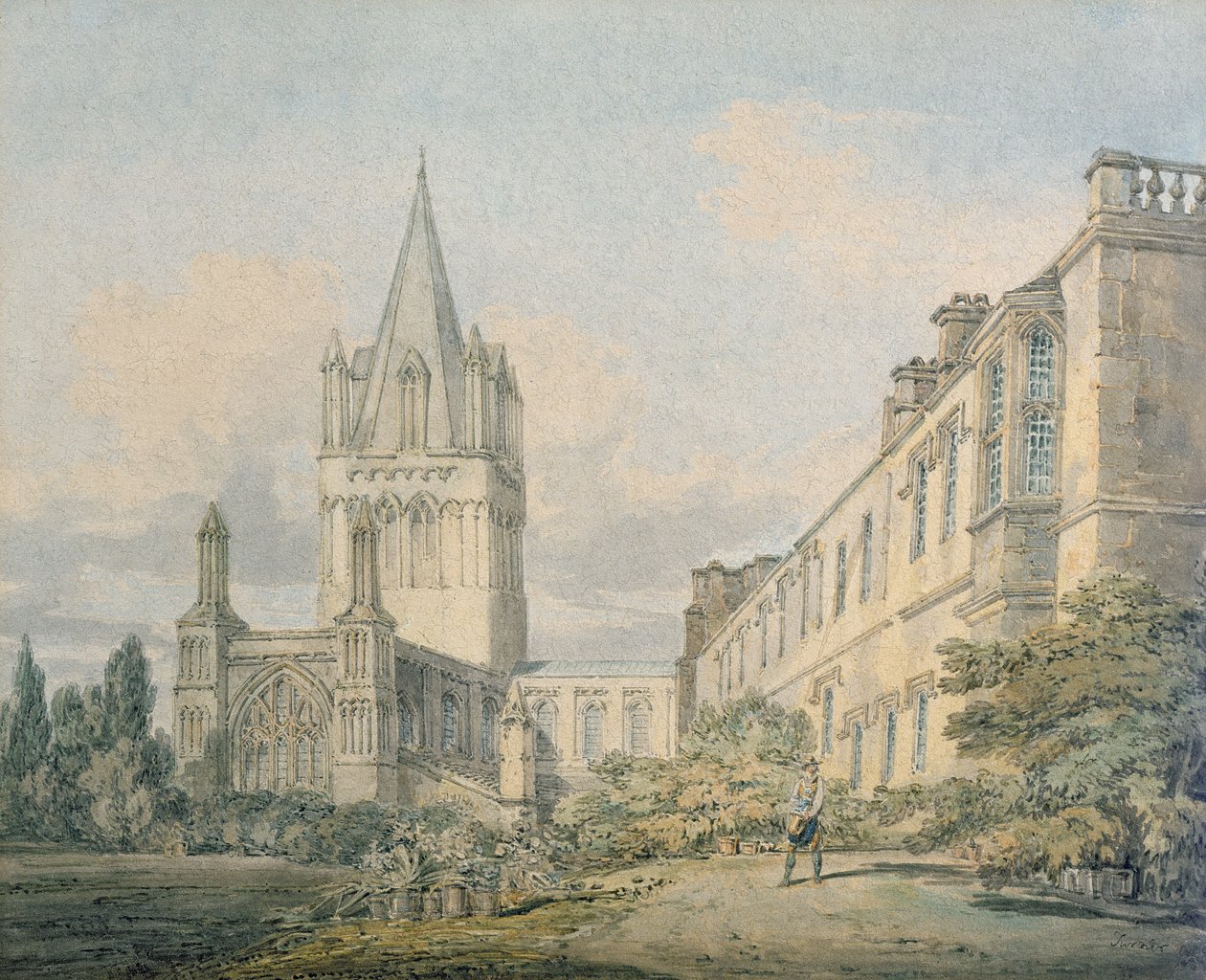 Katedrála Christ Church a děkanství, Oxford od Joseph Mallord William Turner