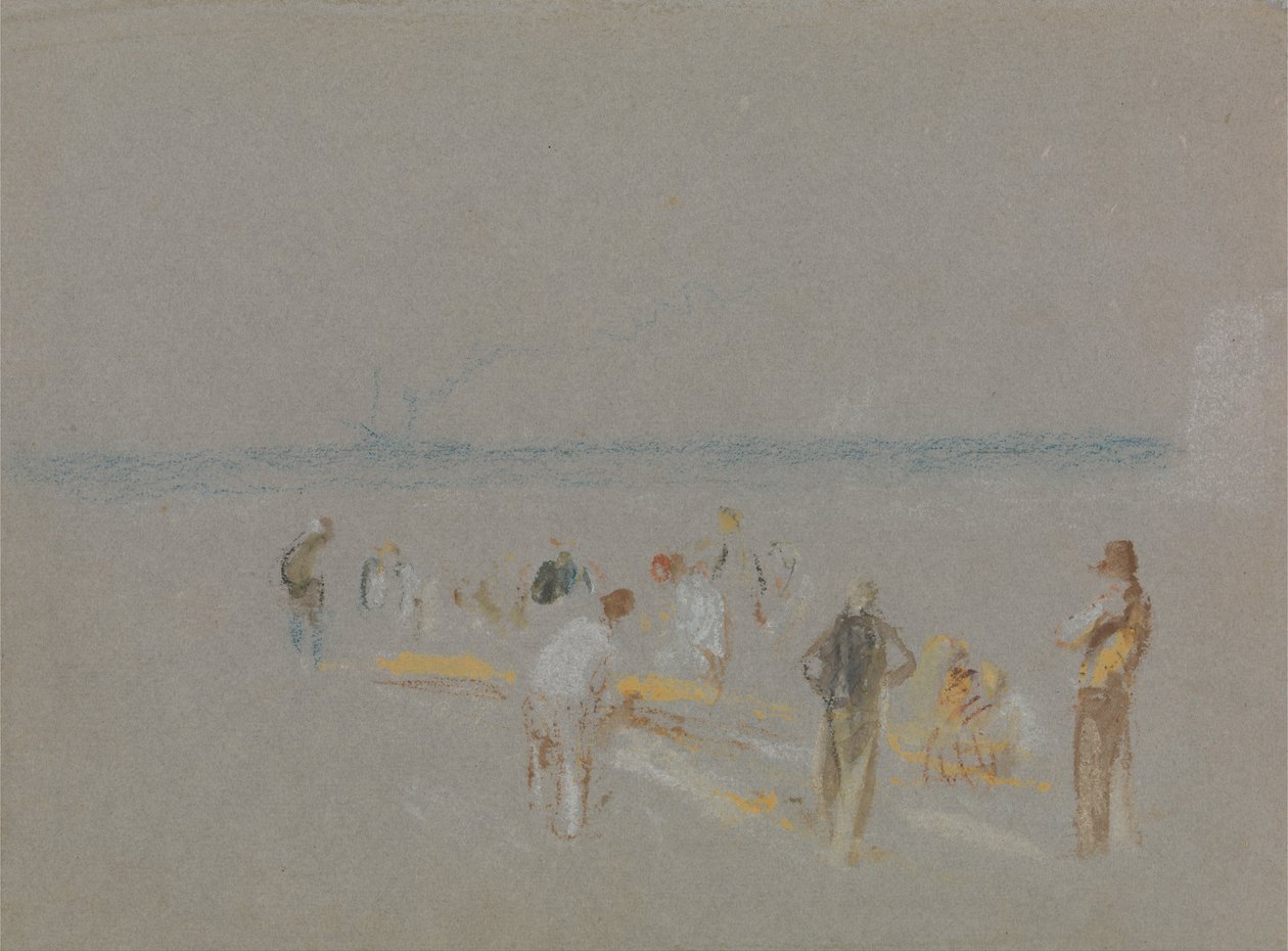 Kriket na Goodwin Sands od Joseph Mallord William Turner