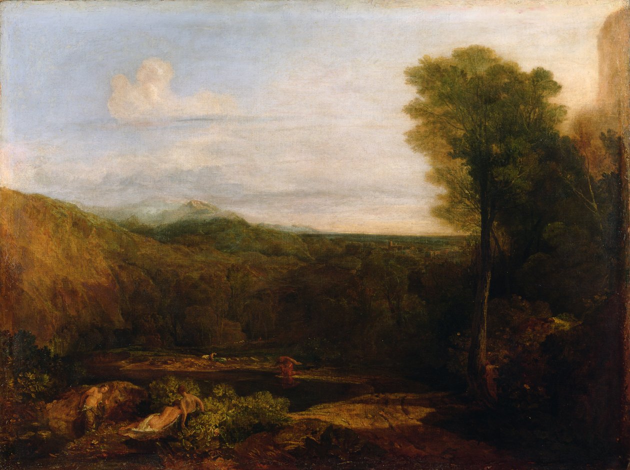 Echo a Narcis, kolem roku 1804 od Joseph Mallord William Turner