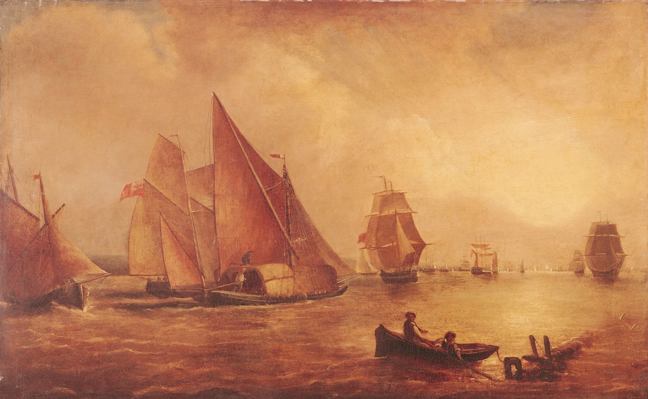 Ústí Temže a Medway od Joseph Mallord William Turner