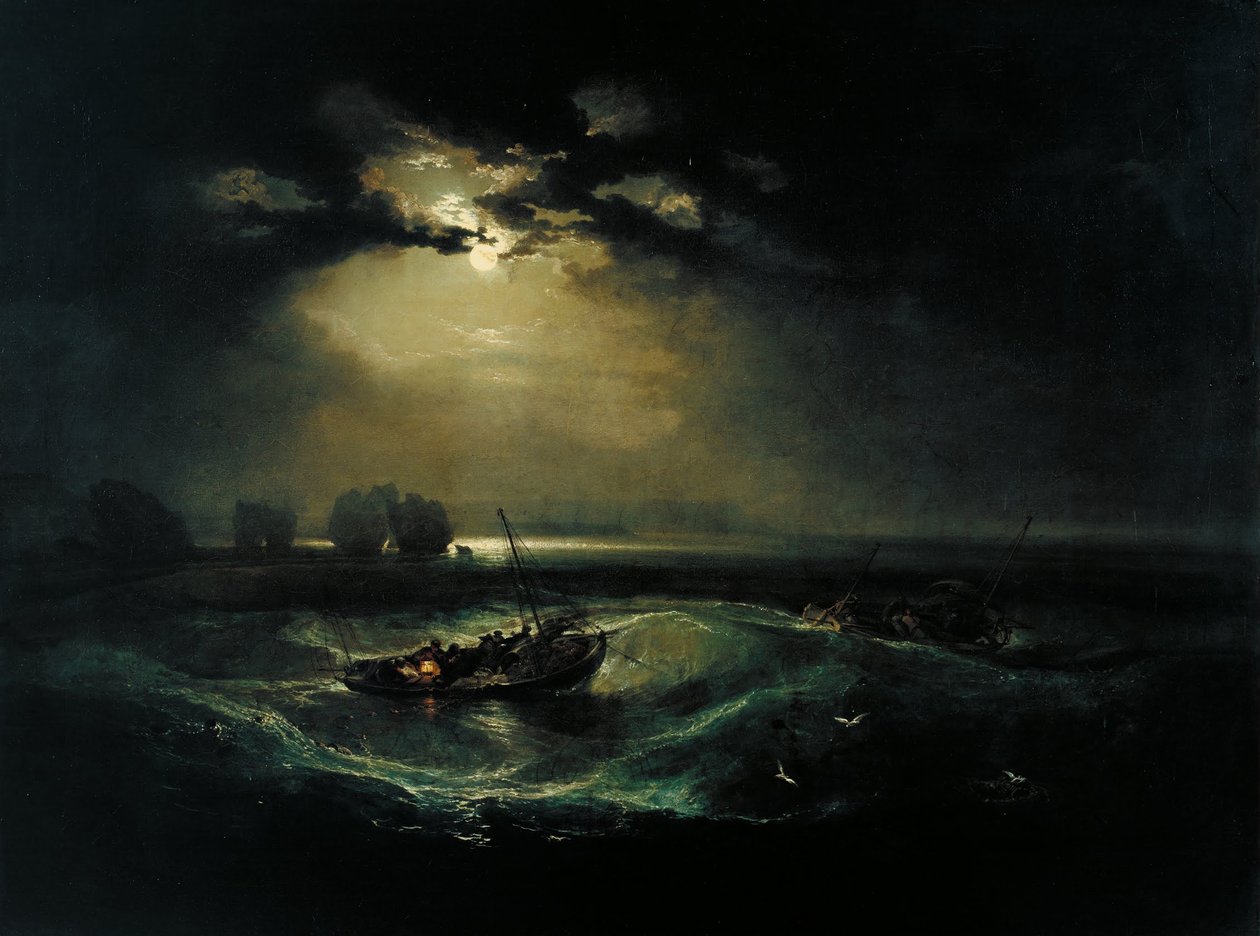 Rybáři na moři od Joseph Mallord William Turner