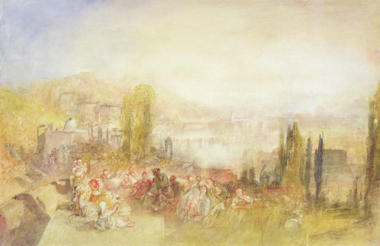 Florencie, 1851 od Joseph Mallord William Turner