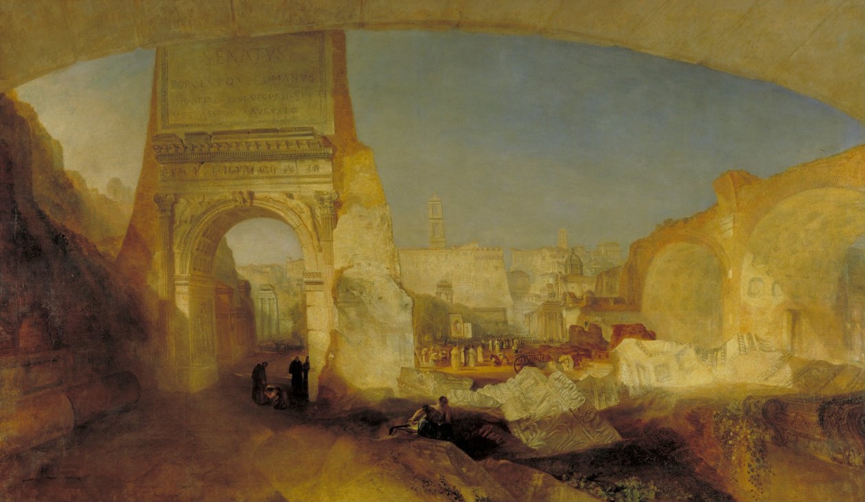Roman Forum, pro Muzeum pana Soanese od Joseph Mallord William Turner