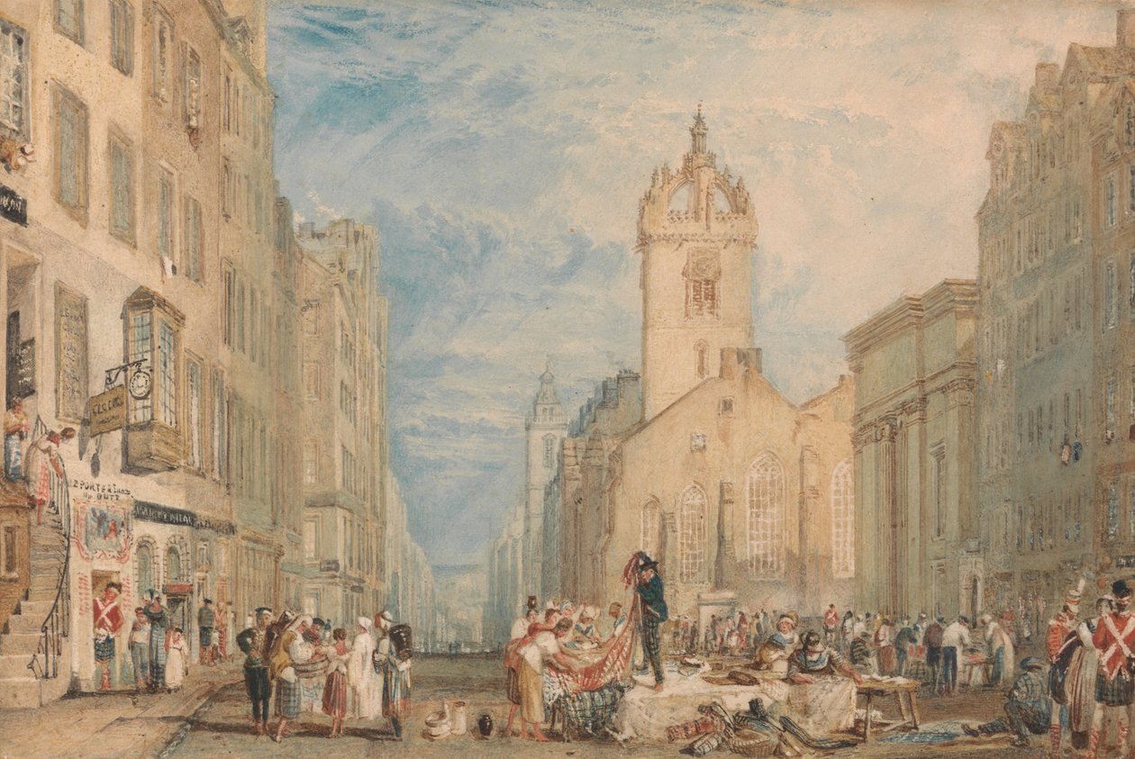 High Street, Edinburgh od Joseph Mallord William Turner