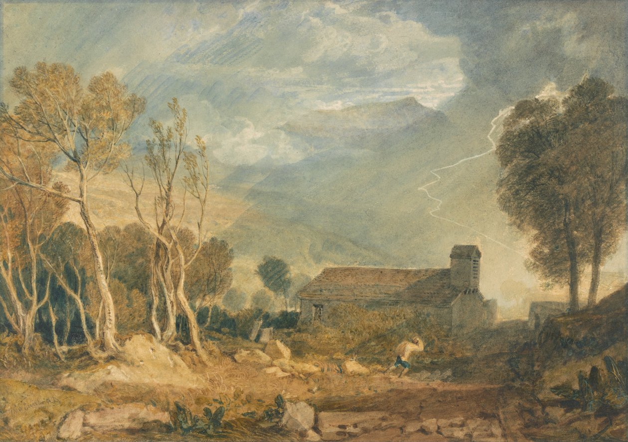 Ingleborough z Chapel-Le-Dale od Joseph Mallord William Turner