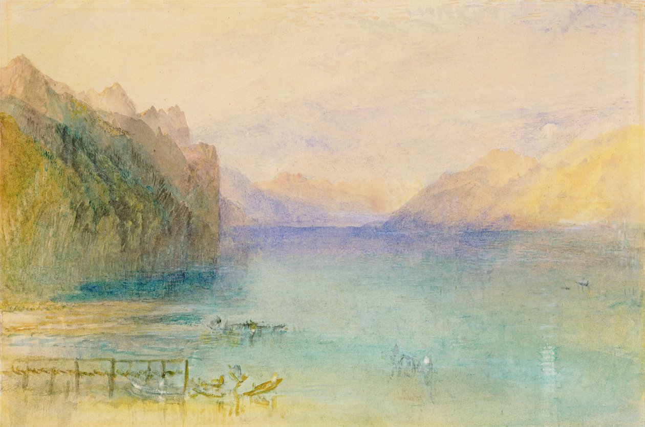jezero Thun od Joseph Mallord William Turner