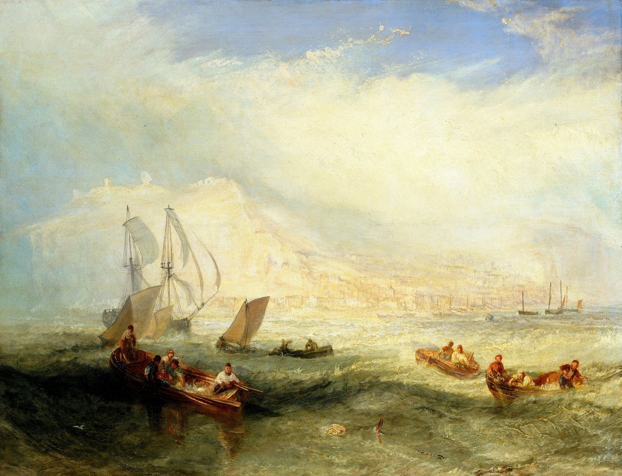 Lov na lince, Off Hastings od Joseph Mallord William Turner