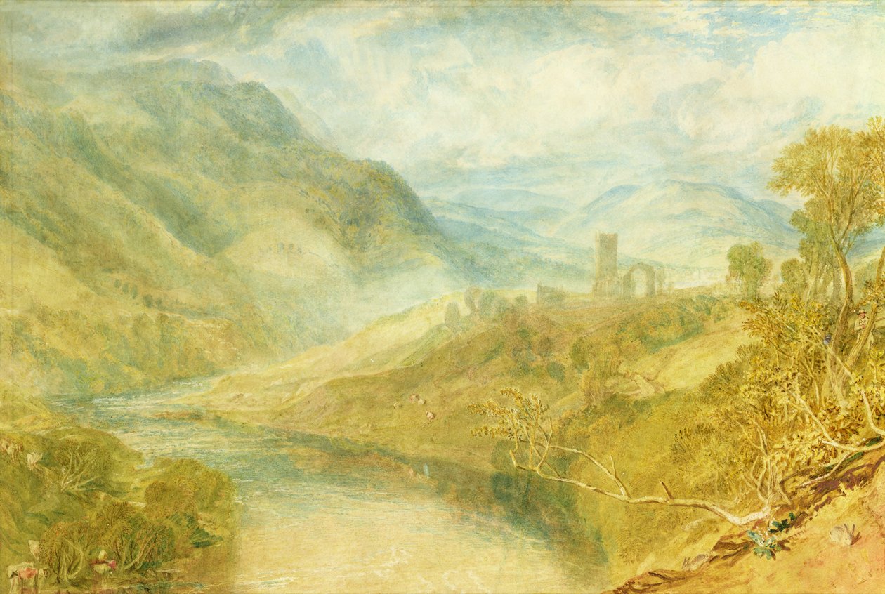 Merwick Abbey od Joseph Mallord William Turner