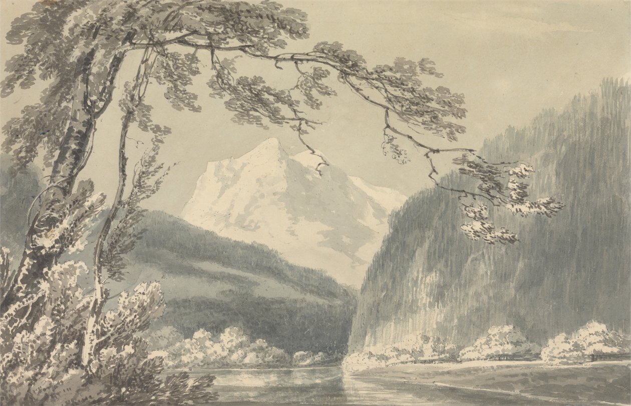 Poblíž Grindelwaldu od Joseph Mallord William Turner
