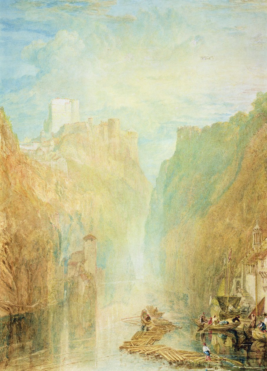 Na horním Rýnu, kolem roku 1820 od Joseph Mallord William Turner