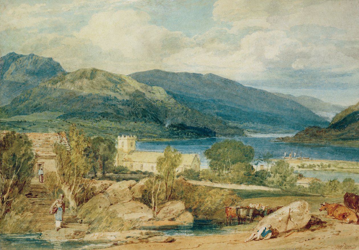Patterdale (wc s perem na papíře) od Joseph Mallord William Turner