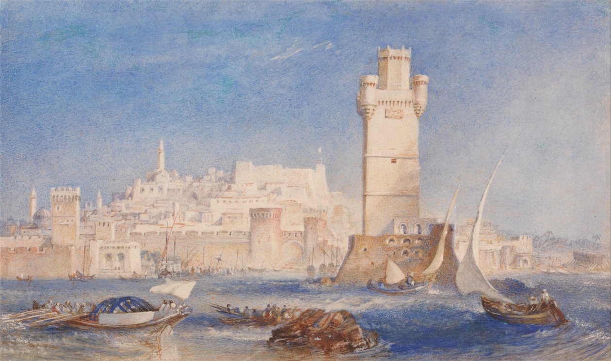 Rhodos od Joseph Mallord William Turner