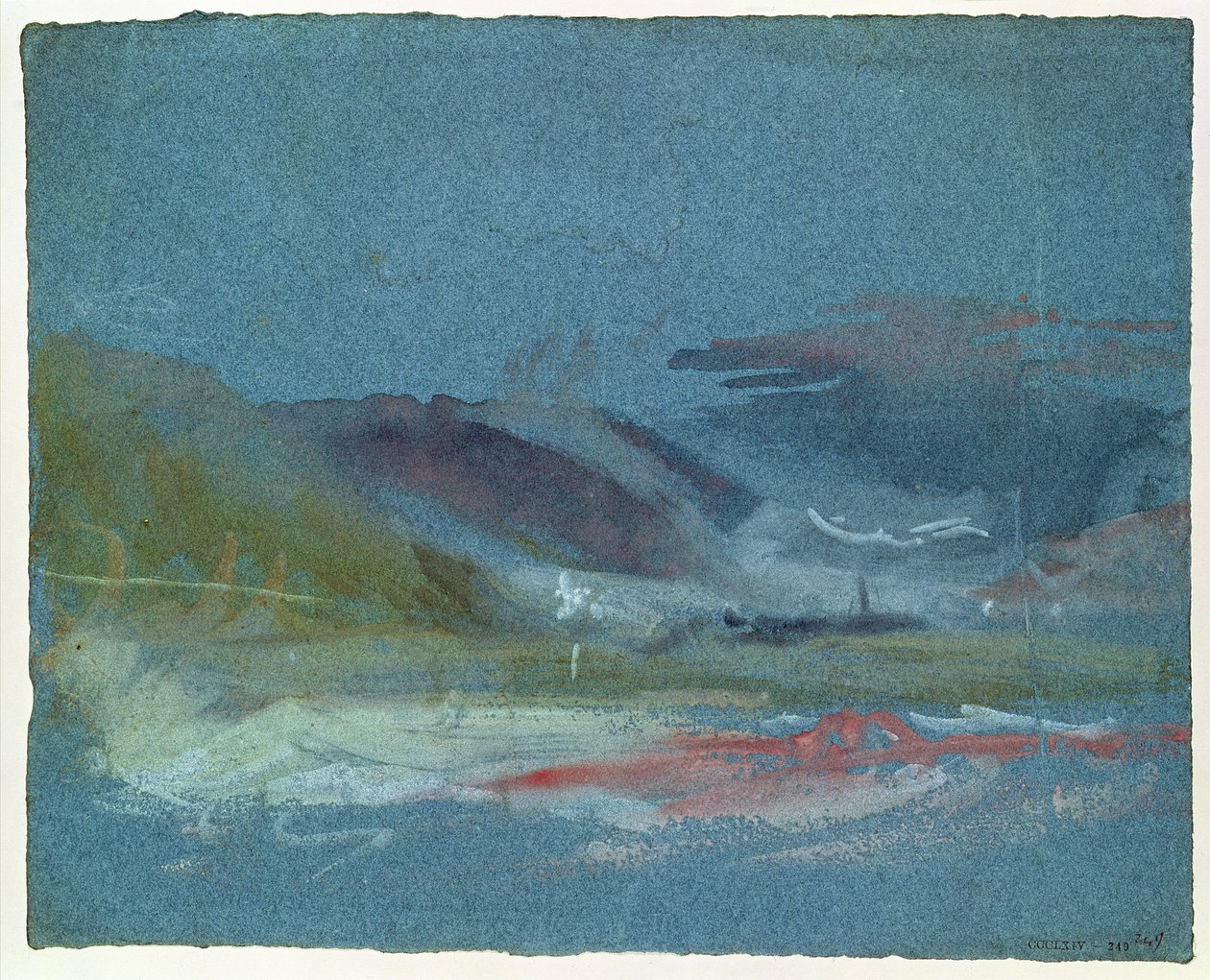 Břeh řeky, kolem roku 1830 od Joseph Mallord William Turner