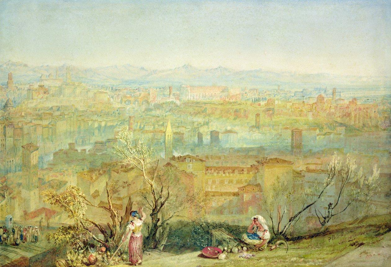 Řím ze San Pietro od Joseph Mallord William Turner