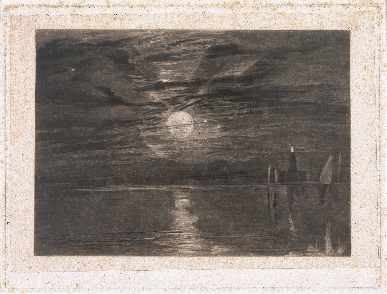 Maják Shields od Joseph Mallord William Turner