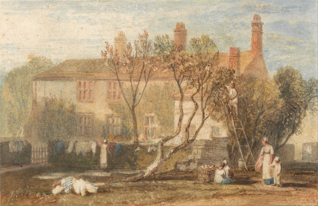Steeton Manor House, poblíž Farnley od Joseph Mallord William Turner