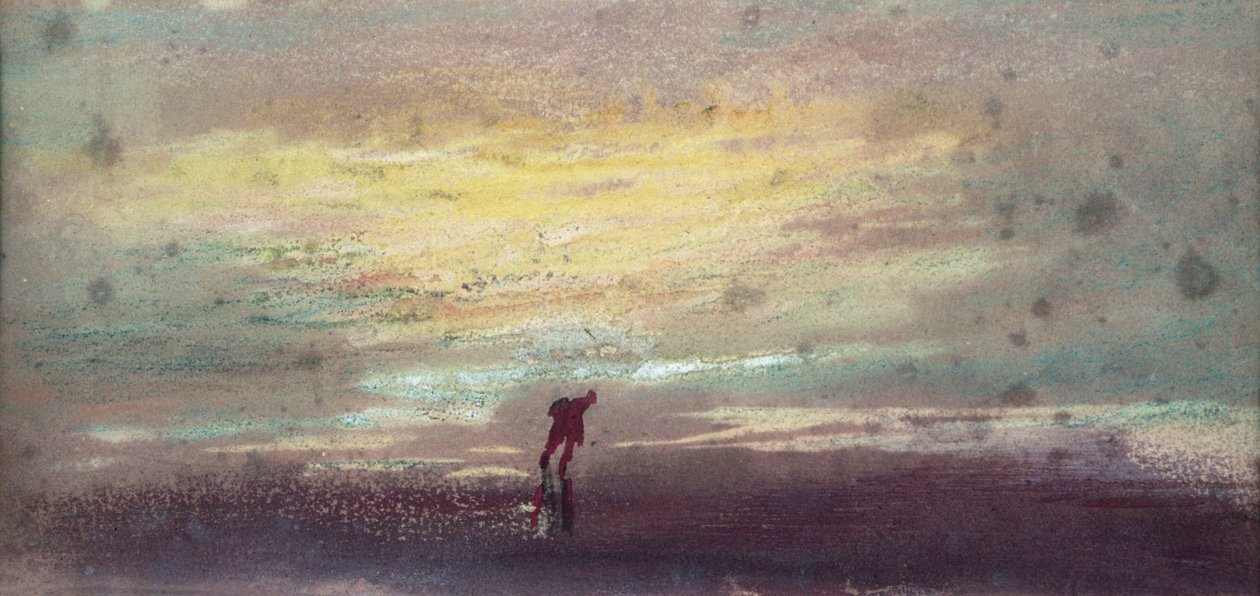Studie slunečního světla (akvarel) od Joseph Mallord William Turner